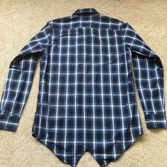 unyforme Men’s Plaid Long Sleeve Button Up Shirt - Picture 2 of 6